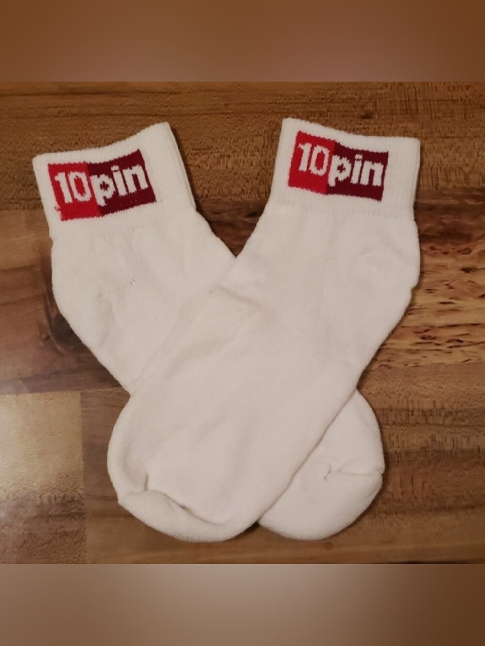 Womens's White Crew Socks
